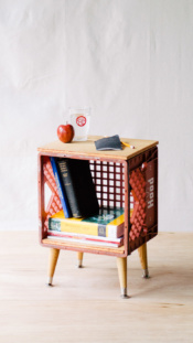 The Garage Fridge – Crate End Table